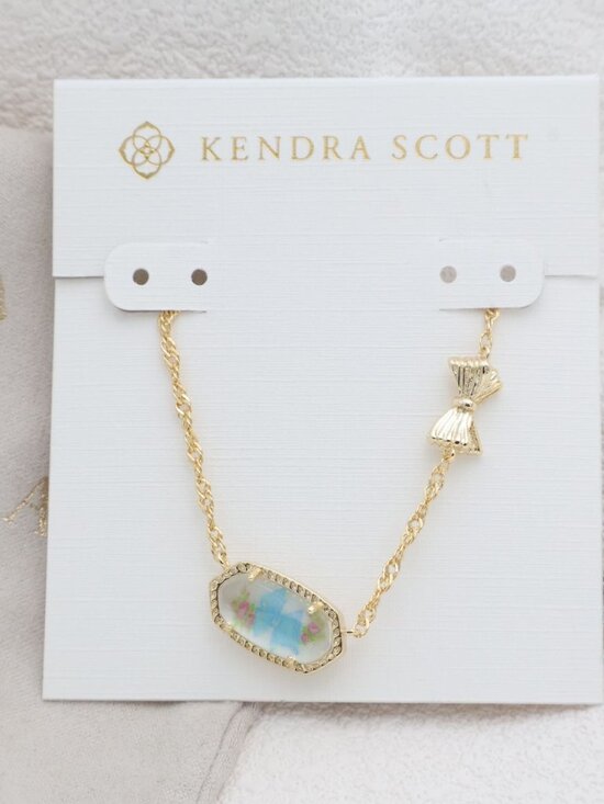 Kendra Scott Jewelry - Kendra Scott Elisa Bow Gold Necklace Gold NEW